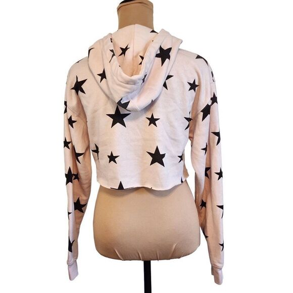 Woman's Southern Spirit Small Pink Crop Hoodie - Picture 3 of 6